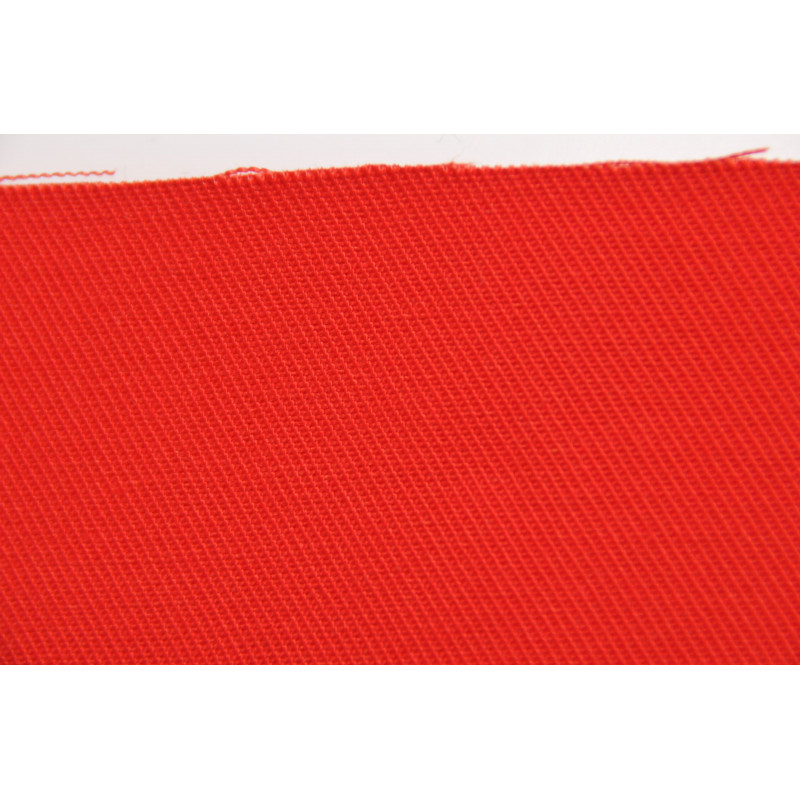 Tissu ARCHIMEDE, Croisé majoritaire coton, 320g/m², Rouge