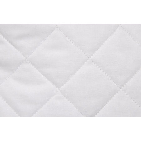 Matelassé fil sur tissu, Double face, Carré 5x5 Blanc Matelassé fil sur tissu, Double face, Carré 5x5 Blanc