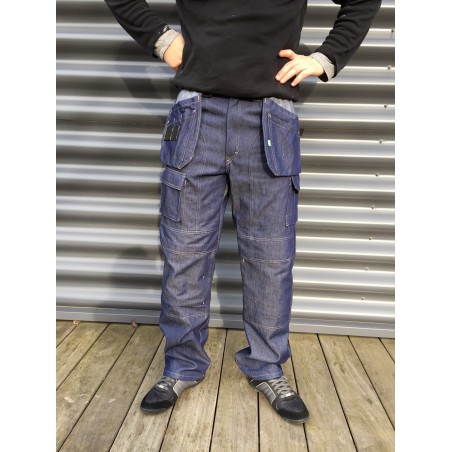 Pantalon de travail PRO EXPERT jeans bleu Pantalon de travail PRO EXPERT jeans bleu