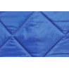 Matelassé sur Taffetas et Ouate, Simple face, Carré 10x10 Bleu saphir