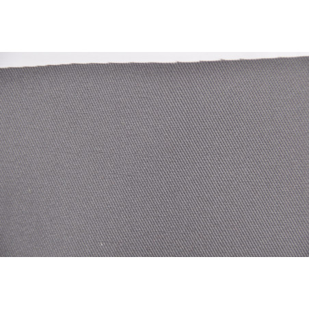 Tissu TOMBOY, Sergé majoritaire polyester, 245g/m², Gris taupe Tissu TOMBOY, Sergé majoritaire polyester, 245g/m², Gris taupe