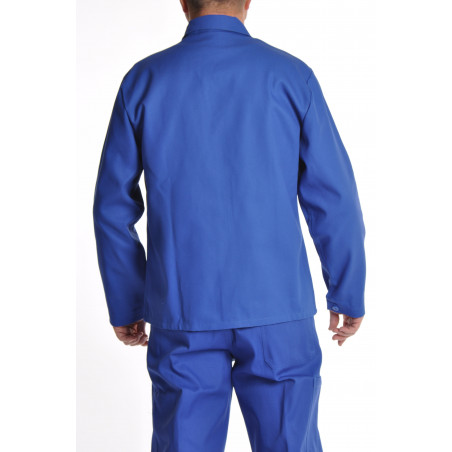 Achat Veste de travail 0201 bleu bugatti en coton pas cher - dbvetpro