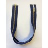 Fermeture à glissière métal séparable maille 6 marine 46 cm
