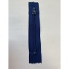 Fermeture à glissière nylon standard maille 6 bleue 13 cm