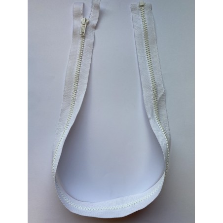 Fermeture à glissière blanche 70 cm Fermeture à glissière blanche 70 cm