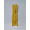 Fermeture à glissière injectée standard maille 6 jaune 11 cm