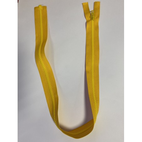 Fermeture à glissière injectée séparable maille 6 jaune 68 cm