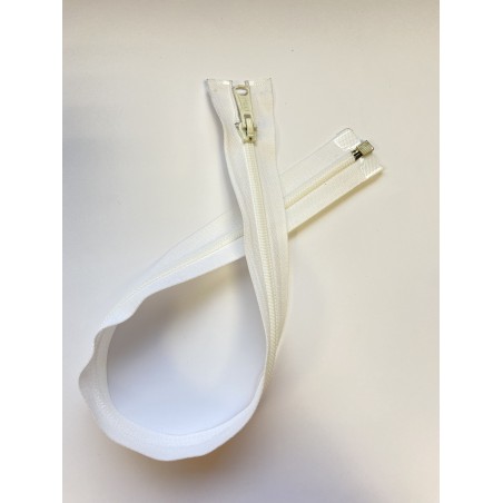 Fermeture à glissière blanche 48 cm Fermeture à glissière blanche 48 cm