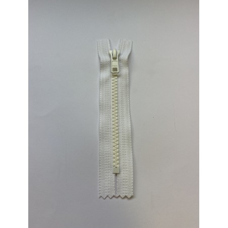 Fermeture à glissière blanche 13 cm Fermeture à glissière blanche 13 cm