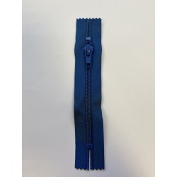 Fermeture à glissière nylon standard maille 6 bleue 13 cm