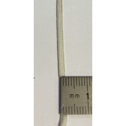 Sangle polyamide blanche 2 mm