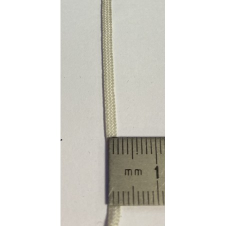 Sangle polyamide blanche 2 mm
