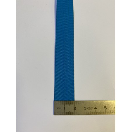 Sangle polyester azur 20 mm