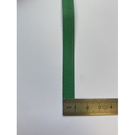 Sangle coton verte 10 mm