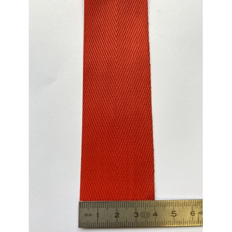 Sangle polyester rouge 40 mm