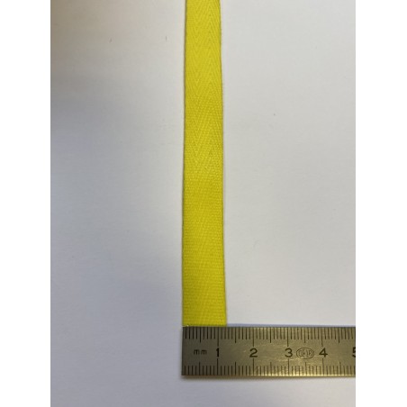 Sangle polyester jaune citron 10 mm