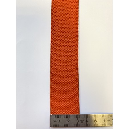 Élastique bretelle orange 32 mm