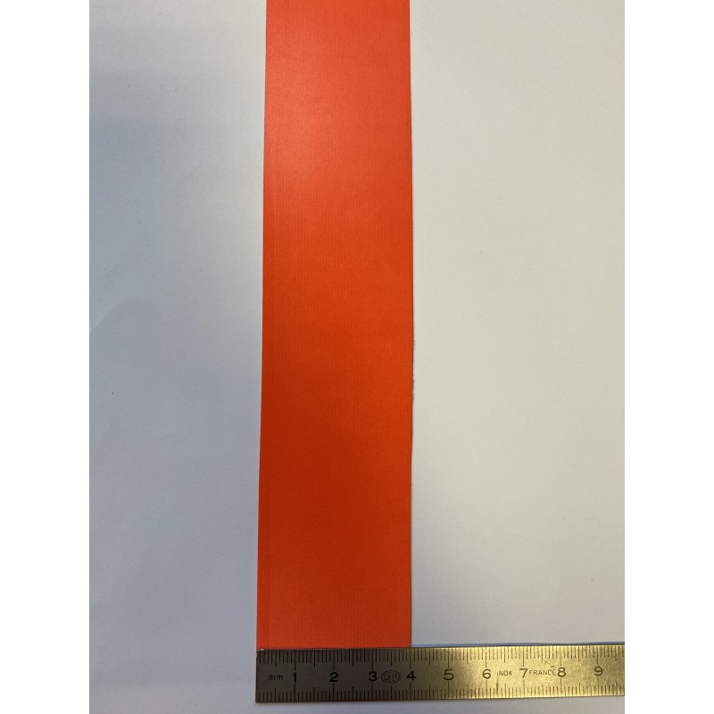 Bande rétroréfléchissante microbilles orange 40 mm