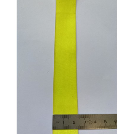 Bande rétroréfléchissante microbilles jaune 25 mm