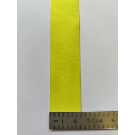 Bande rétroréfléchissante microbilles jaune 30 mm