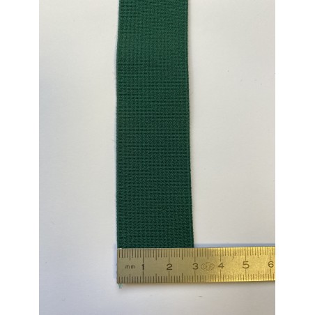 Élastique bretelle vert bouteille 32 mm