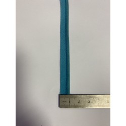 Passe-poil mèche coton 2 mm turquoise 10 mm