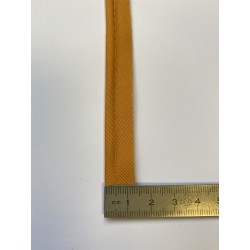 Passe-poil mèche coton 3 mm orange 12 mm