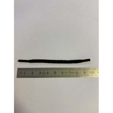 Lacet noir 10 cm