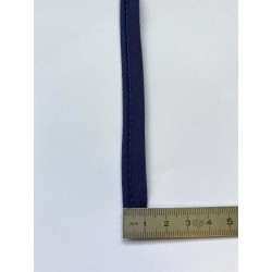 Passe-poil mèche coton 3 mm marine 12 mm