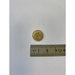 Bouton lentille chair 4 trous 14 mm