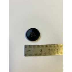 Bouton marine foncé 4 trous 18 mm