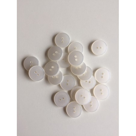 Boutons translucides 2 trous Boutons translucides 2 trous