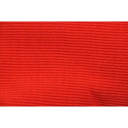 Tissu BC027, Bord côte, rouge