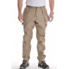 Pantalon multipoches beige
