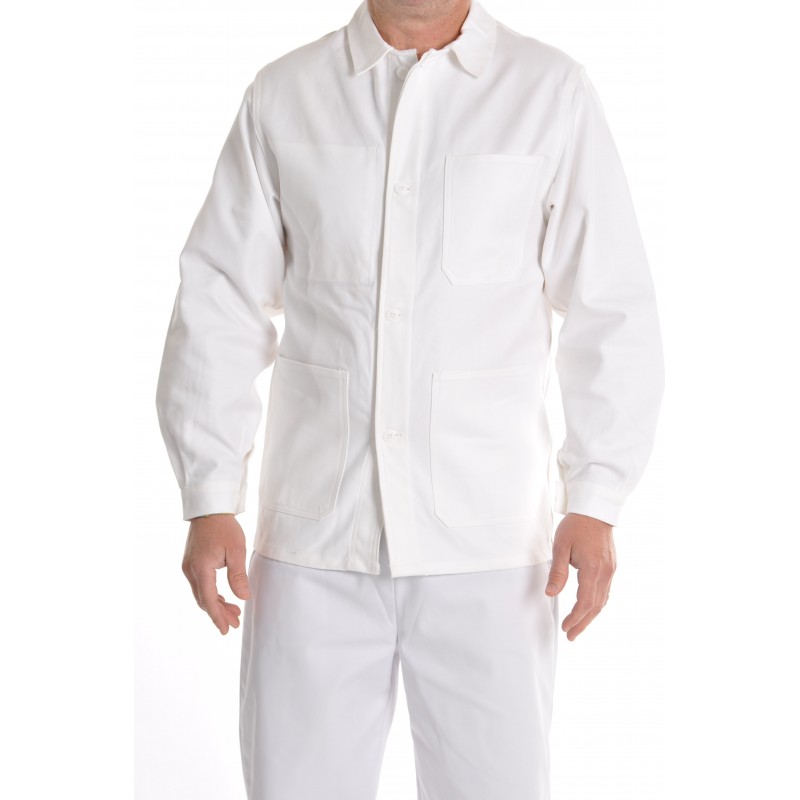 veste blanche majoritaire coton