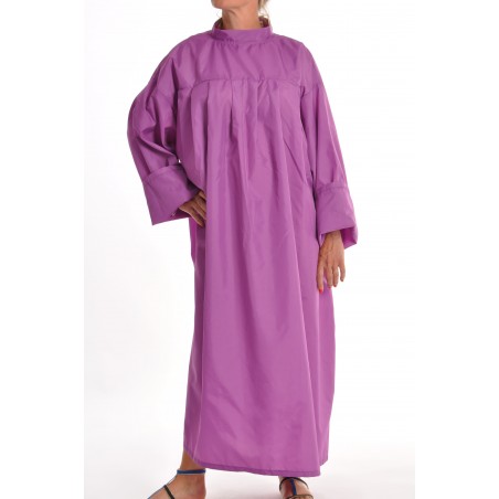 Peignoir de coiffeur en nylon violet