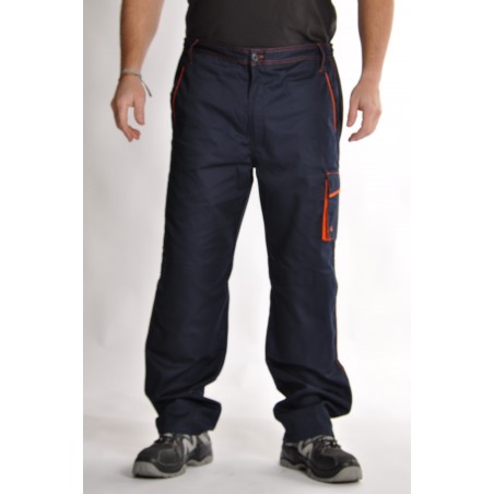 pantalon de travail bleu marine