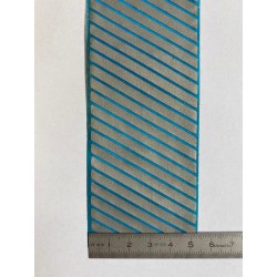 Bande rétroréfléchissante segmentée grise 50 mm