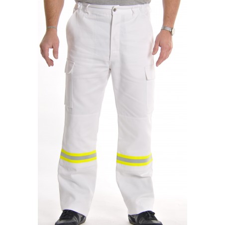 pantalon ambulancier blanc