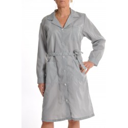 Blouse nylon gris clair