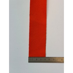 Biais Coton/Polyester orange 40 mm