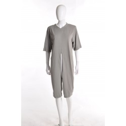 Grenouillère adulte été grise extensible