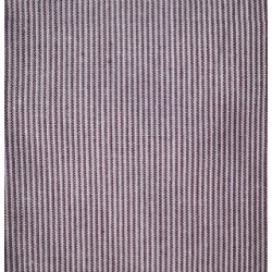 Tissu Rebecca 6111 , Popeline , 180g/m² , Rayé Bordeaux et Blanc .