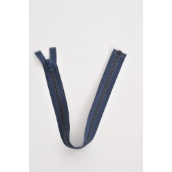 Fermeture à glissière injectée séparable maille 6 marine 45 cm