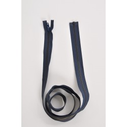 Fermeture à glissière injectée séparable maille 6 marine 155 cm
