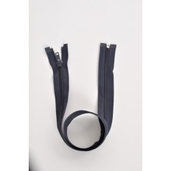 Fermeture à glissière spirale séparable maille 6 Marine 70cm