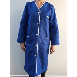 Blouse secrétaire 1901 en nylon marine