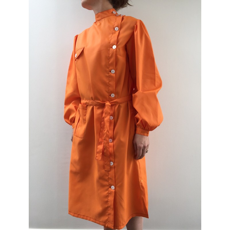 Blouse Marlène en nylon orange