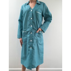 Blouse Isabelle en nylon vert jade