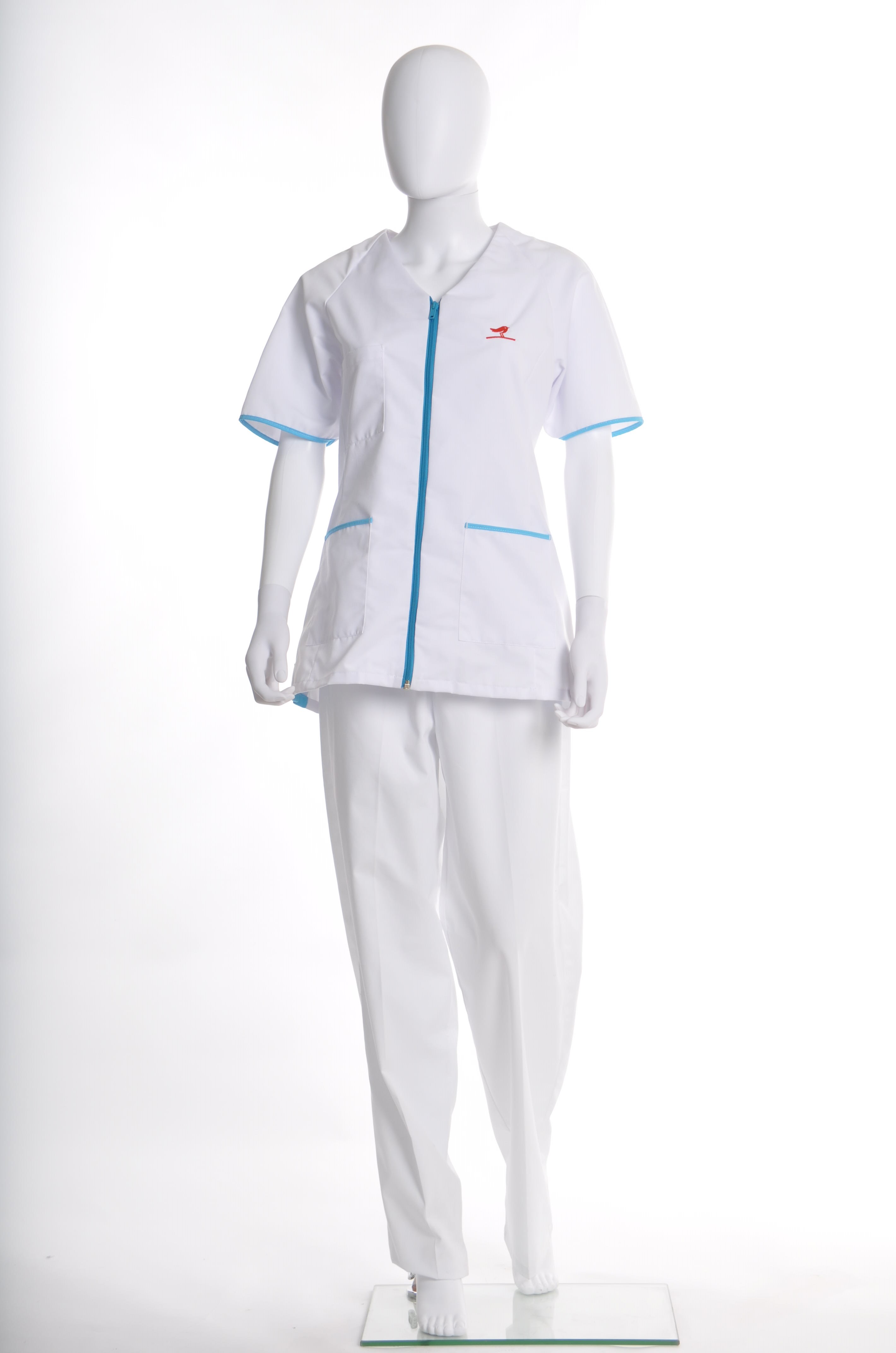 veste médicale manches courtes